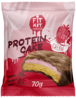 FitKit Protein Cake 70гр (Клубника)