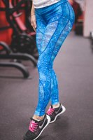 Bona Fide: Oy vsyo-Leggins (Blue Brilliant)